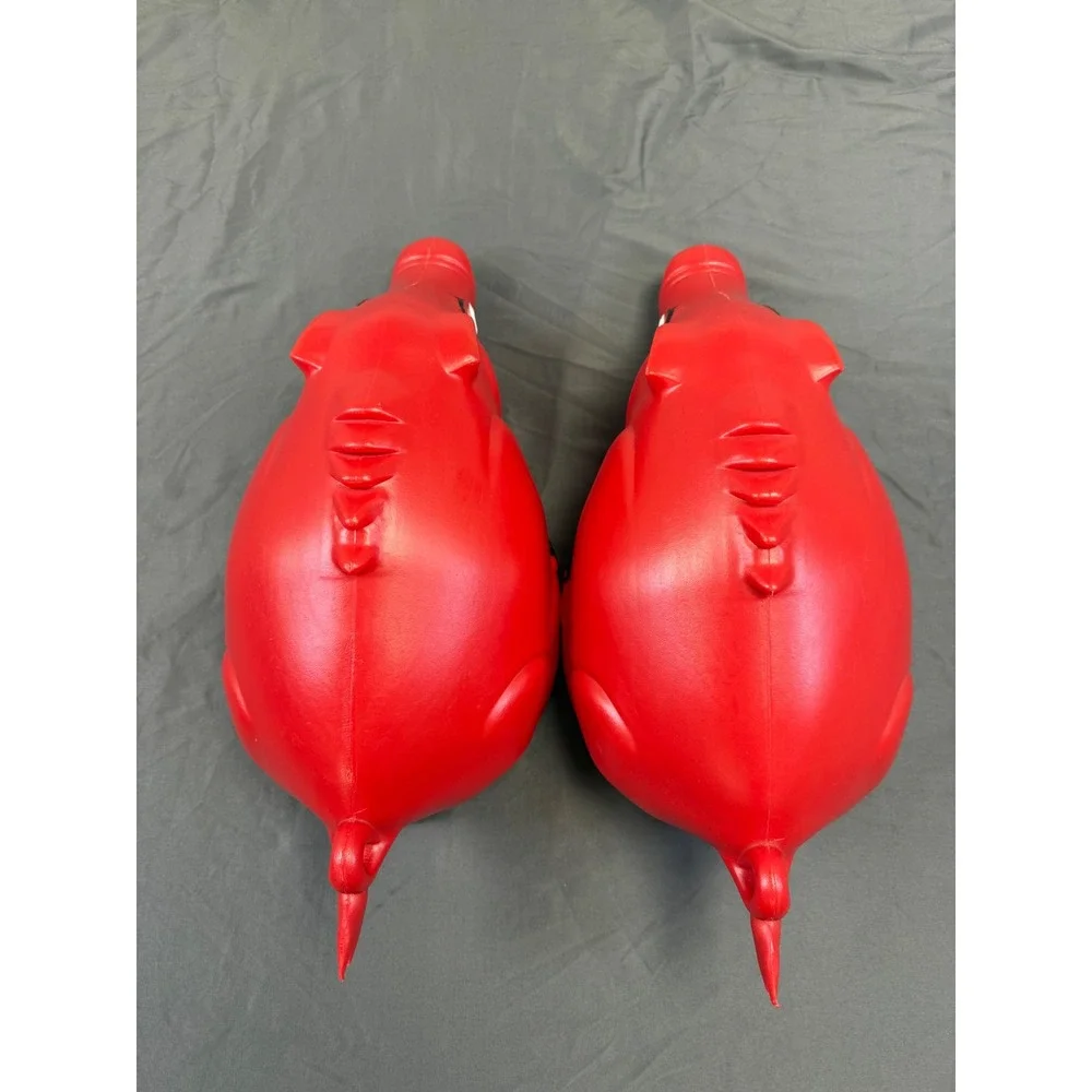 Arkansas Razorbacks Foam Hog Head Hat Pair Red NCAA College Football Fan Gear